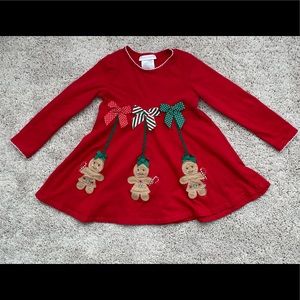 Bonnie Baby Ginger Bread Girl Christmas Set Size 4T